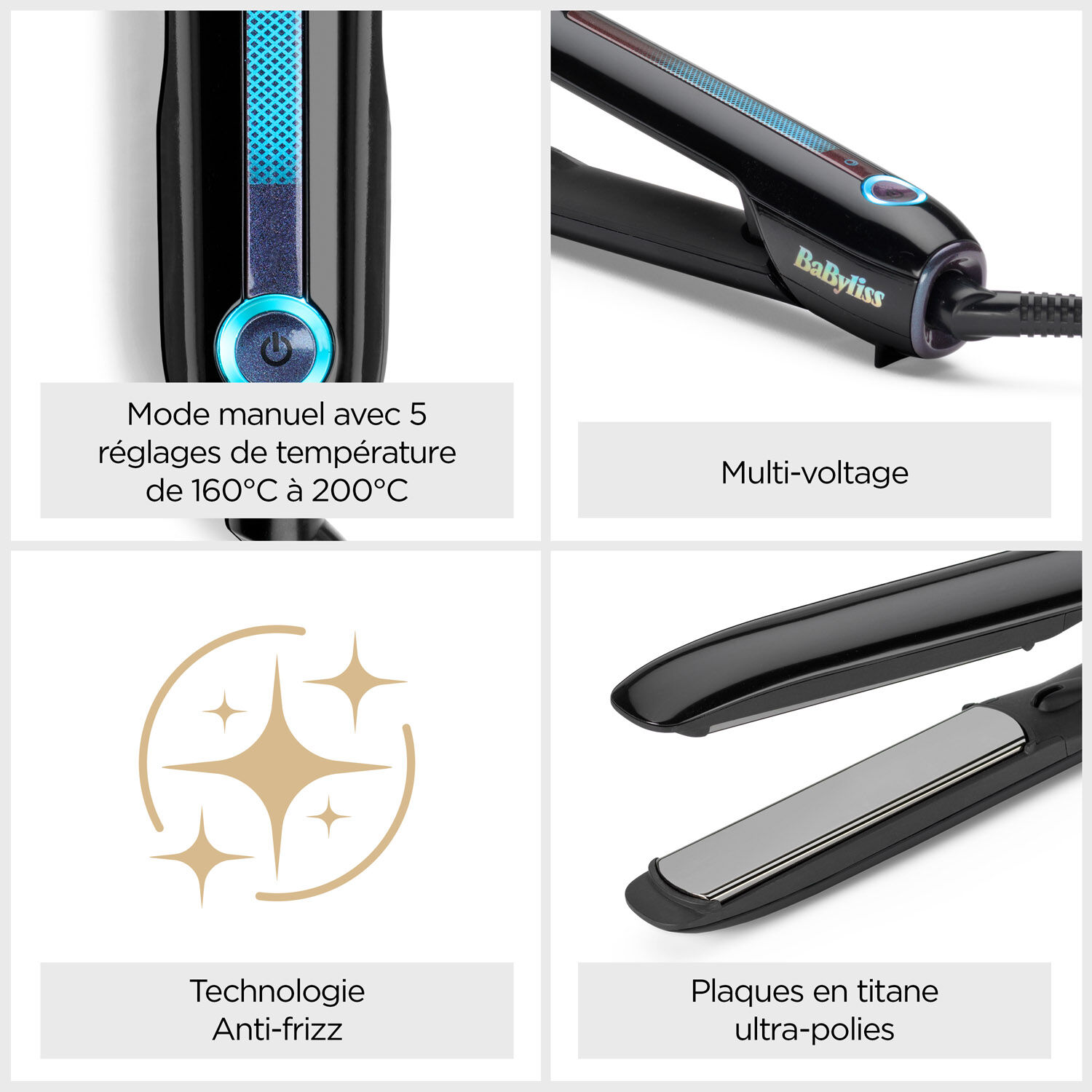 Lisseur intelligent  Sensor Protect Styler pour un soin avanc&eacute;